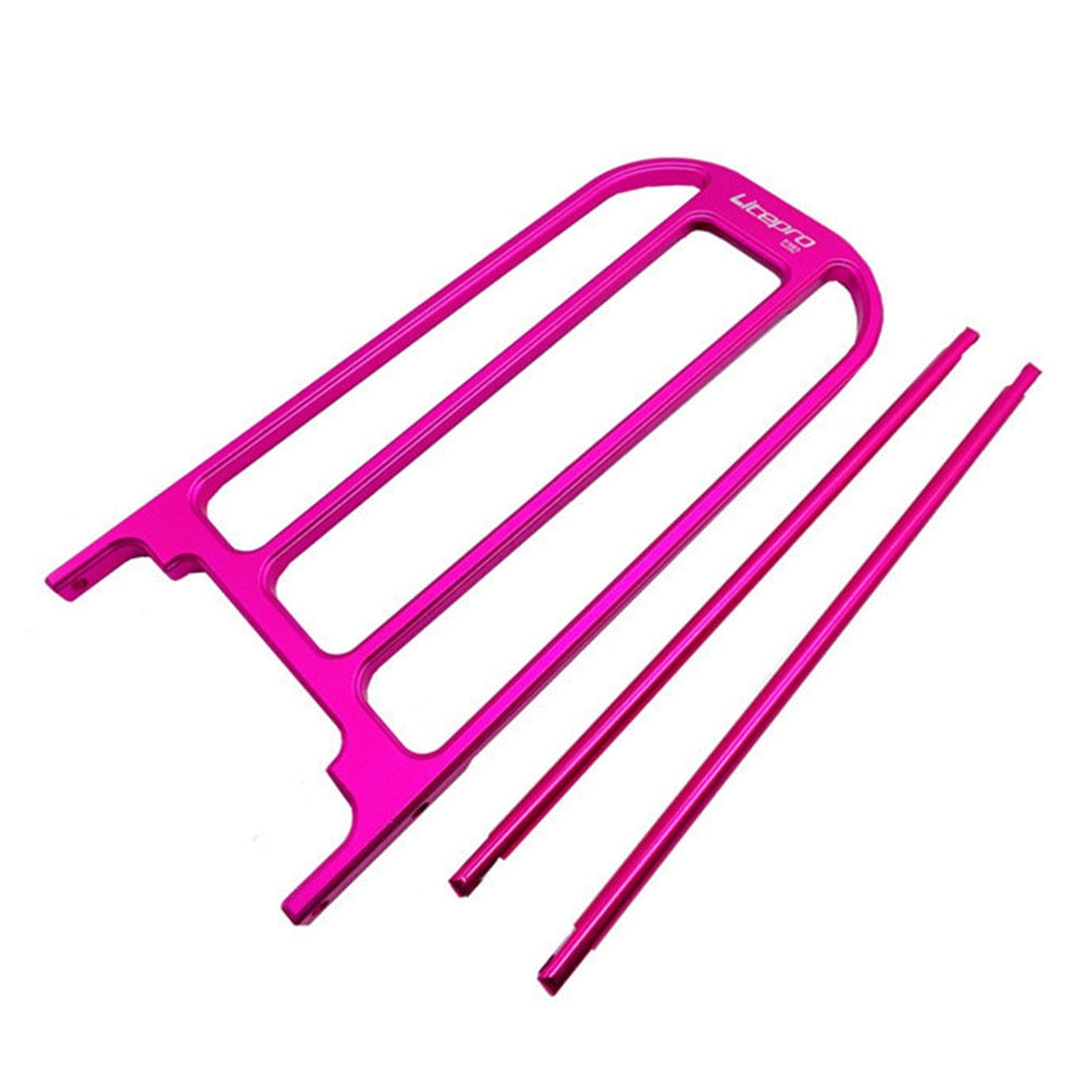 Litepro Folding Bike Rear Rack Luggage Shelf Aluminum Alloy For Bromp Bicycle Tail Shelf Holder