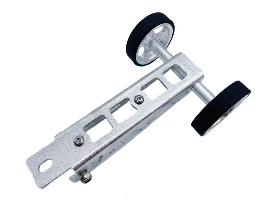 Litepro Elite Folding Bike Rolling Wheel Rack Alloy Thick Wheel Thin Wheel Bottle Cage Pushing Mount For birdy 1/2/3