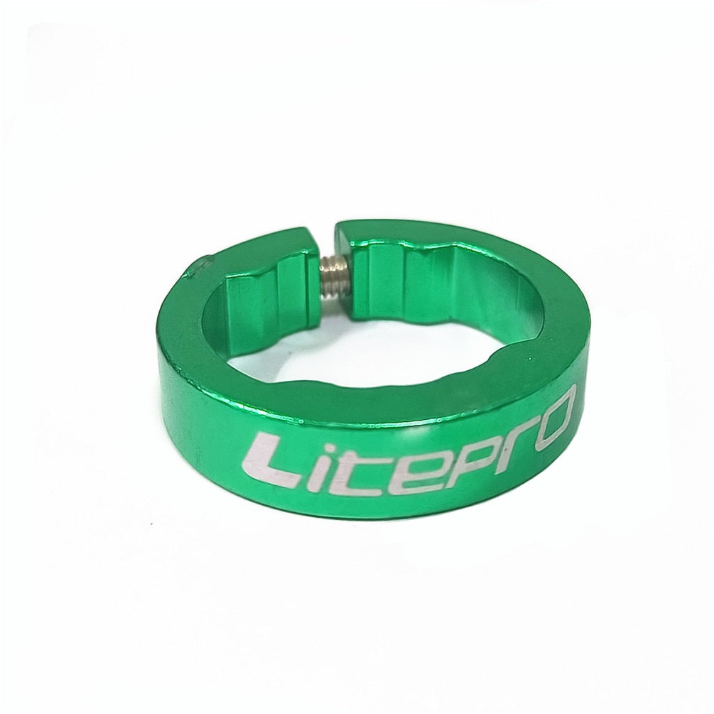 Litepro Double-Sided Lock Ring for 22.2mm Handlebars – Aluminum Alloy, 8mm Height (9.3g) – Multiple Colors