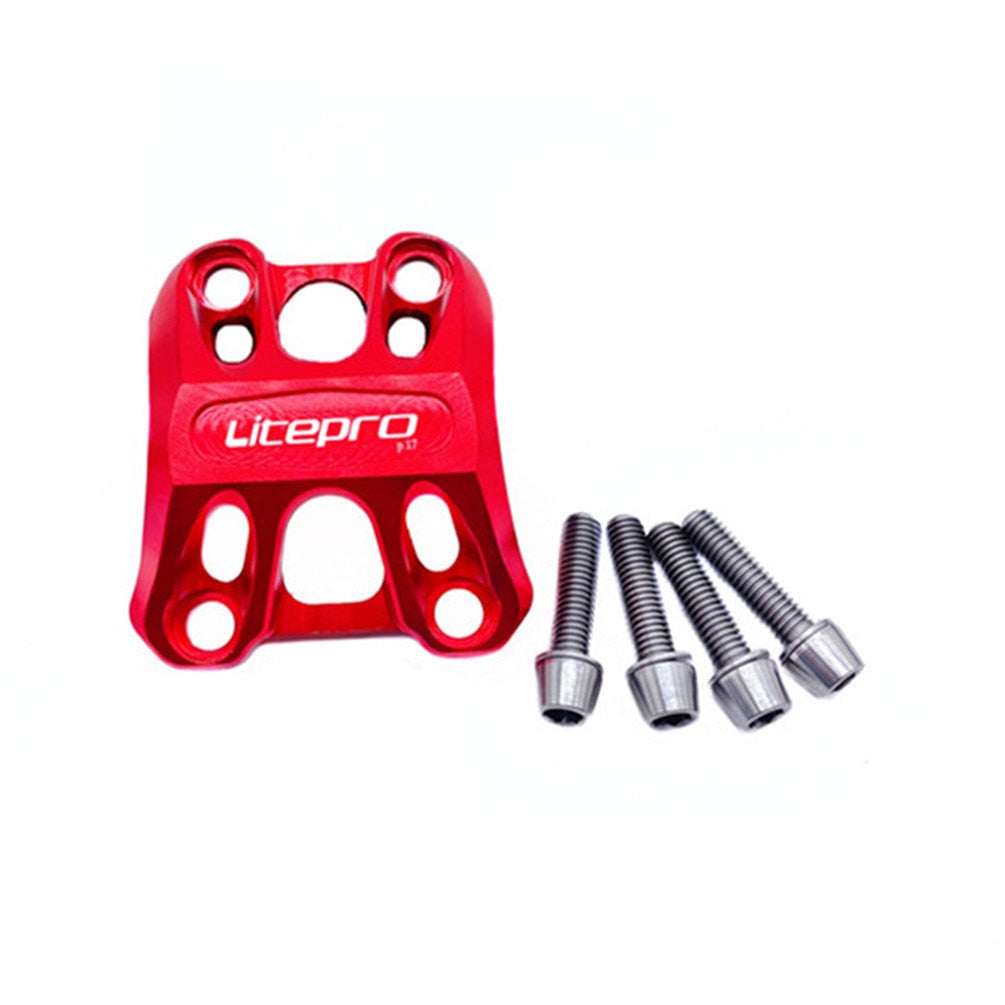 Litepro P17 Aluminum Alloy Stem for Birdy Bikes – Titanium Screws, 17g/26g, 6 Colors Options