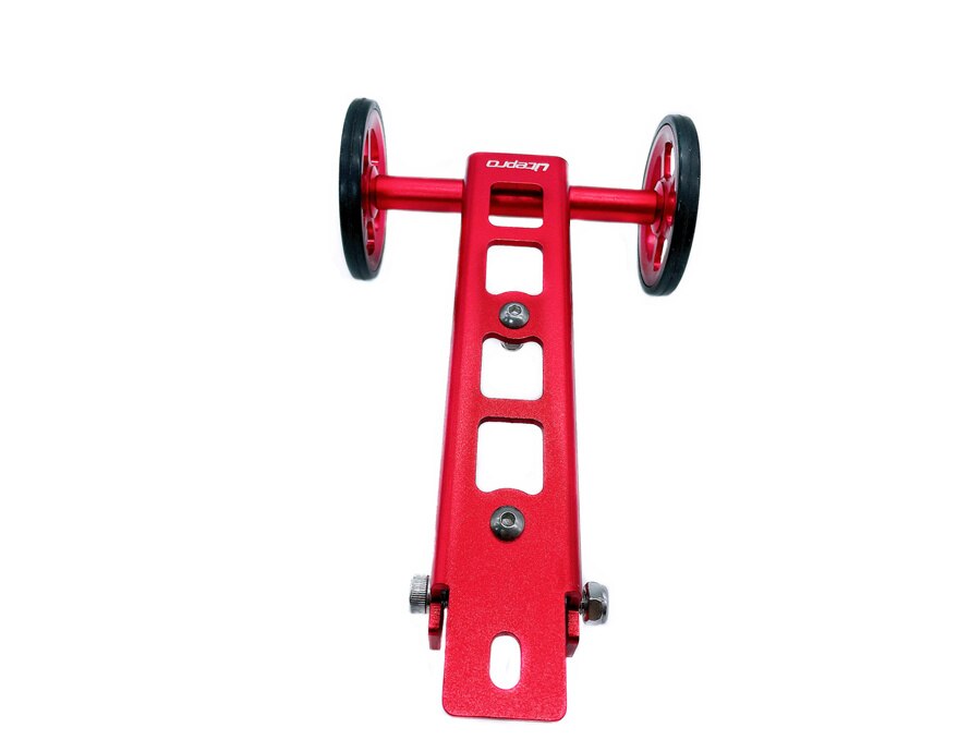Litepro Elite Folding Bike Rolling Wheel Rack Alloy Thick Wheel Thin Wheel Bottle Cage Pushing Mount For birdy 1/2/3