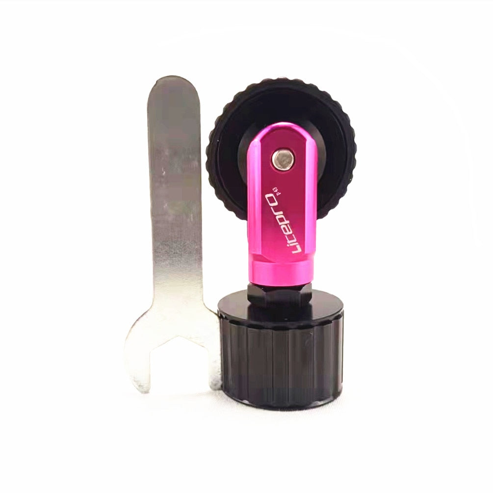 Litepro P43 33.9MM Seatpost Easy Wheel Push Wheel Folding Bicycle Seat Tube Rod 412 Easywheel