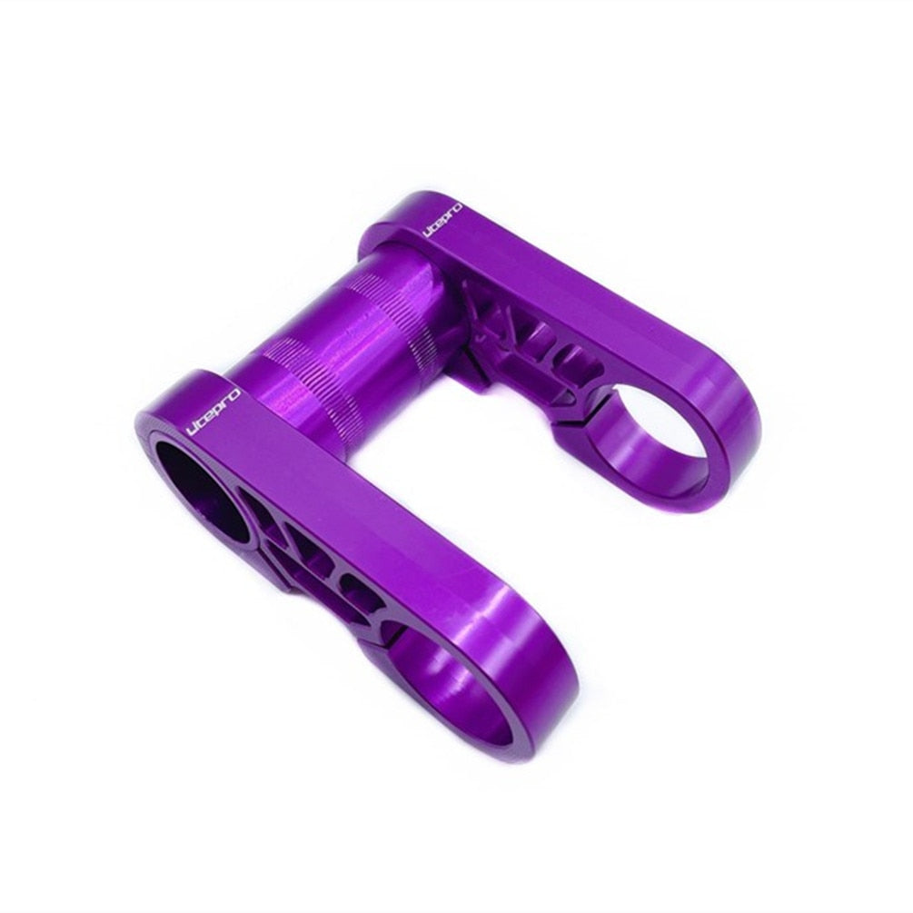 Litepro Double Handlebar Stem for Birdy Bikes – 31.8mm Aluminum Alloy, Lightweight (180.8g), 6 Colors