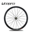 Litepro 700C Carbon Fibre Hub Straight Pull Wheels Alloy Rim 40MM 6 Claws 11S Road Bicycle V Brake Wheelset 1900G