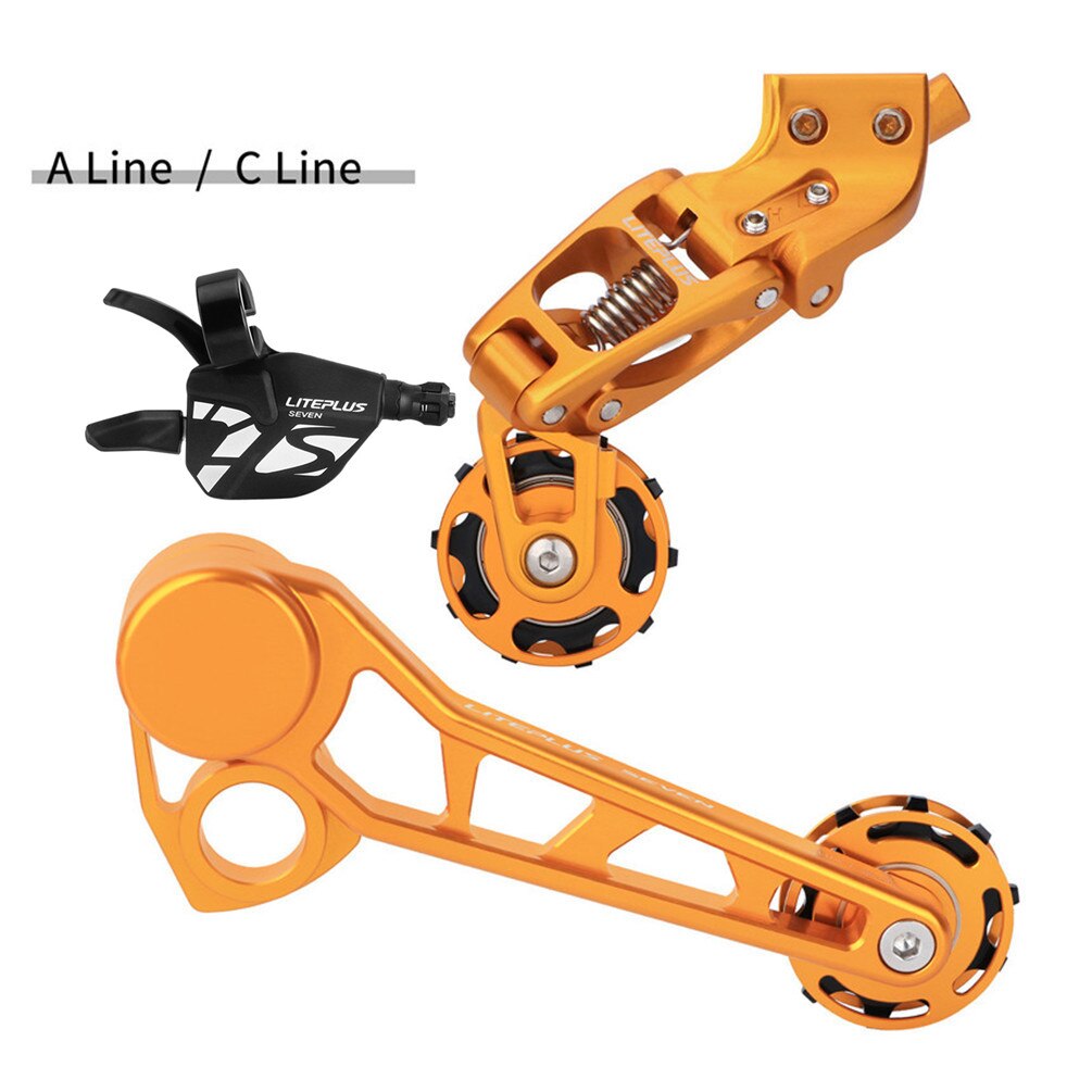 Litepro Liteplus For Bromp Folding Bike External 7S Transmission Aluminum Alloy P/C Line Upgrade Rear Derailleurs Tensioner
