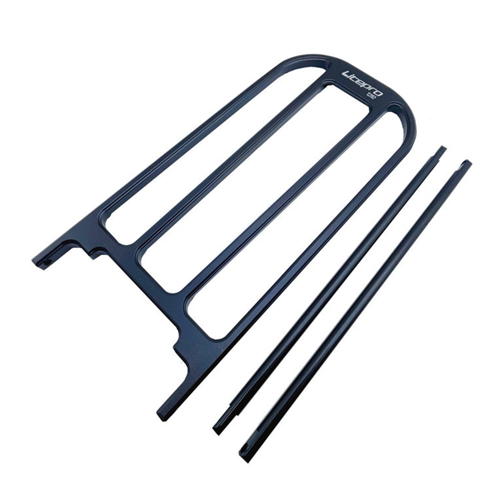 Litepro Folding Bike Rear Rack Luggage Shelf Aluminum Alloy For Bromp Bicycle Tail Shelf Holder