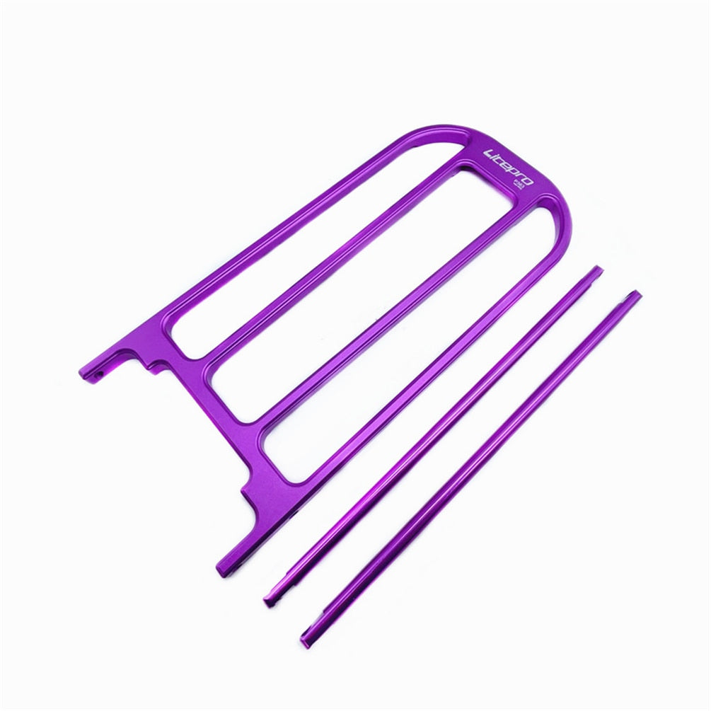 Litepro Folding Bike Rear Rack Luggage Shelf Aluminum Alloy For Bromp Bicycle Tail Shelf Holder