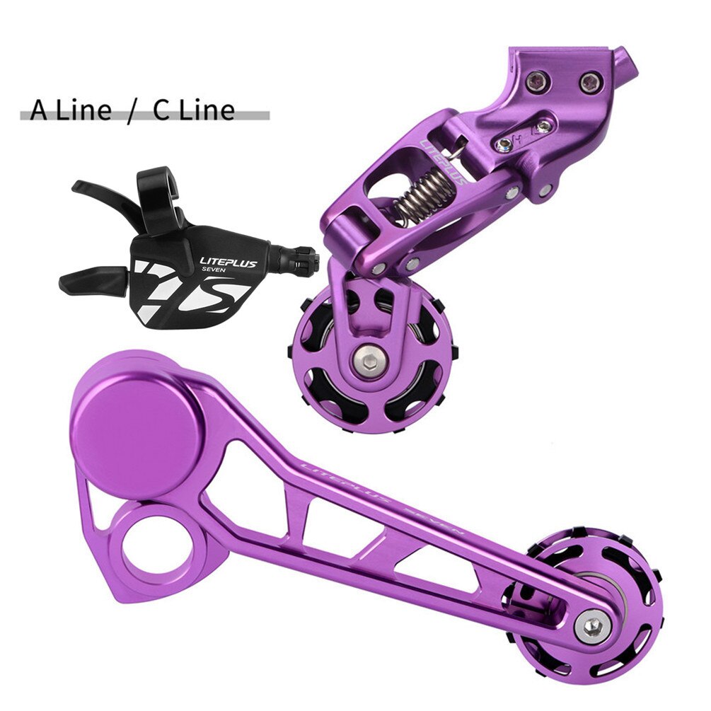 Litepro Liteplus For Bromp Folding Bike External 7S Transmission Aluminum Alloy P/C Line Upgrade Rear Derailleurs Tensioner