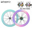 Litepro Elite AERO S42 20 Inch Wheelset 100/135mm 4 Bearings 451 V Disc Brake Rainbow Sealed Rims Wheel For 8/9/10/11 Speed