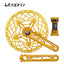 Litepro Elite MTB Folding Bicycle Hollow One-Integrated Crankset Single Chainwheel 53T/56T/58T Spider Sprocket BMX Chainring