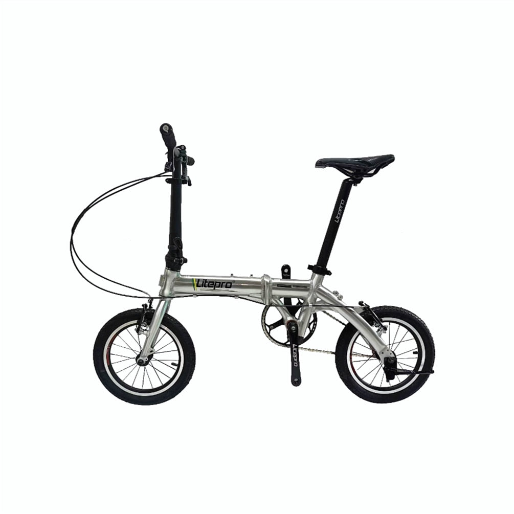 Litepro 14 16Inch Single Speed Folding Bike Aluminum Alloy Mini Outer 3 Speed Bicycle Vehicle
