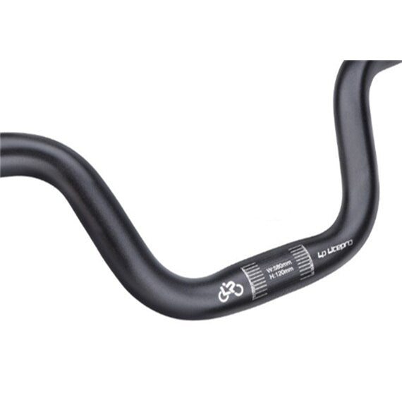 Litepro U-Shaped Folding Bike Handlebar – 25.4x580mm, 120/160mm Lift, Aluminum Alloy (275g/290g)