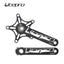 Litepro Elite Hollow Integrated Cranks BMX Bike Aluminum Alloy 5 Claws Crank 116 mm Shaft With Ceramic Bottom Bracket