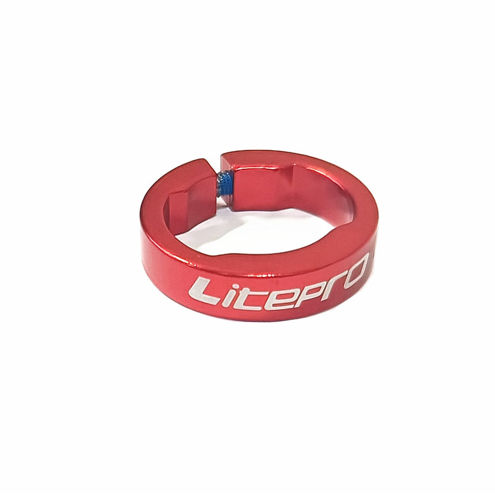 Litepro Double-Sided Lock Ring for 22.2mm Handlebars – Aluminum Alloy, 8mm Height (9.3g) – Multiple Colors