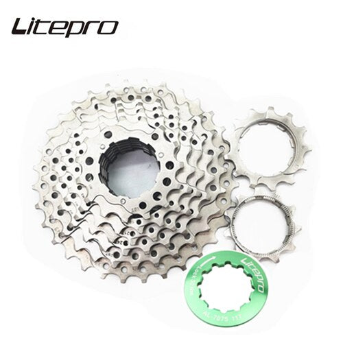 Litepro MTB Folding Bicycle 8 Speed 11-32T Cassette Flywheel
