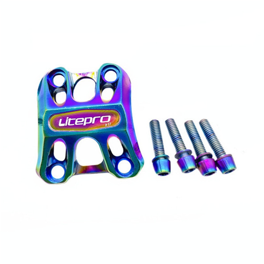 Litepro P17 Aluminum Alloy Stem for Birdy Bikes – Titanium Screws, 17g/26g, 6 Colors Options