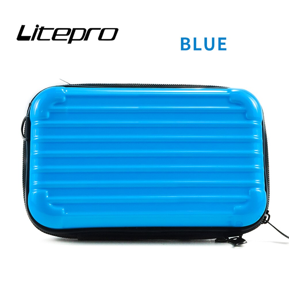 Litepro-Litepro For Bromp Bicycle Pig Nose Bag Waterproof Mini Suitcase Storage Folding Bike Portable Headstock