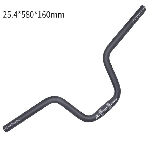 Litepro U-Shaped Folding Bike Handlebar – 25.4x580mm, 120/160mm Lift, Aluminum Alloy (275g/290g)