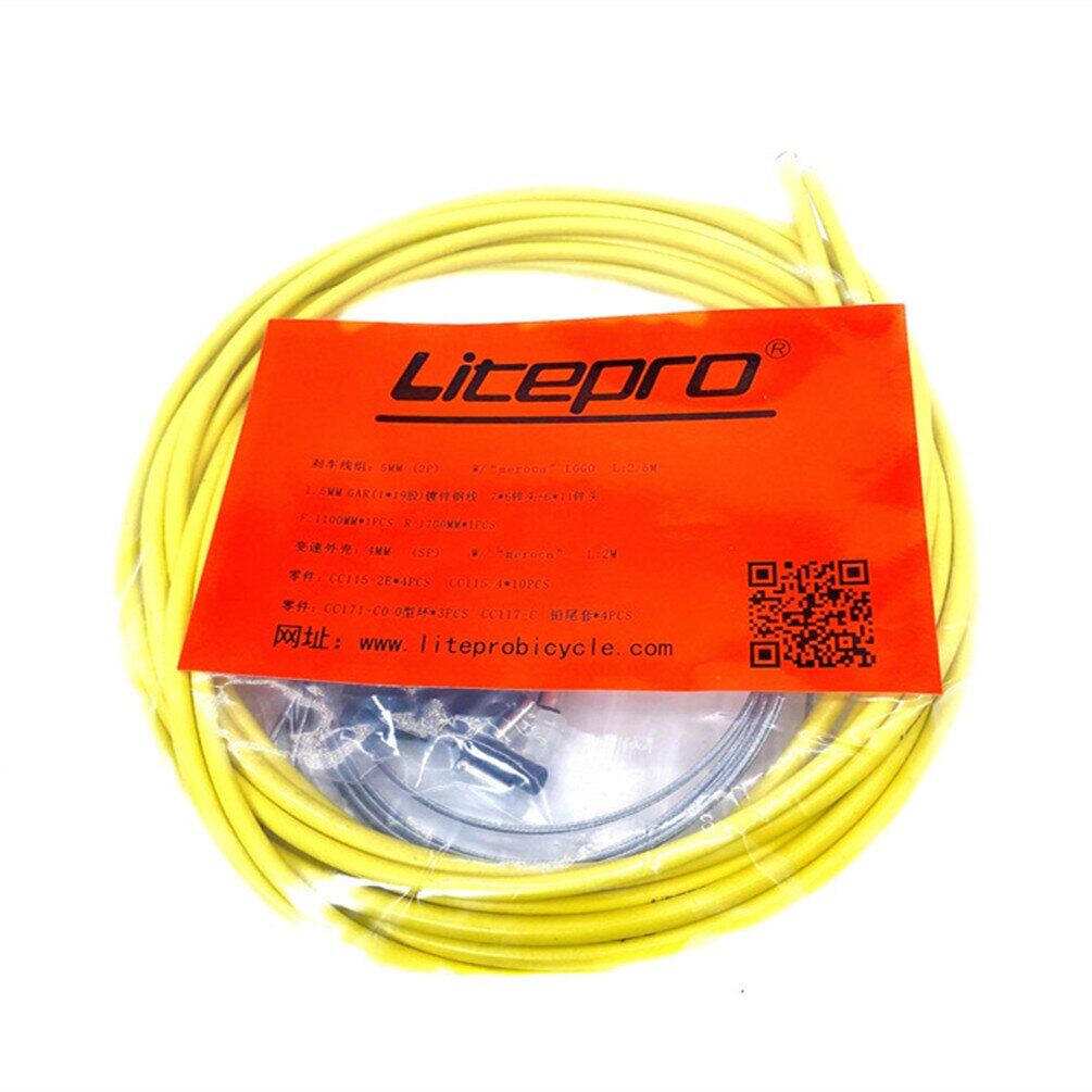 Litepro Elite MTB Mountain Road Bike Brake Cable Sets Line Pipe Transmission Shift Cable Housing Sets Bicycle Parts