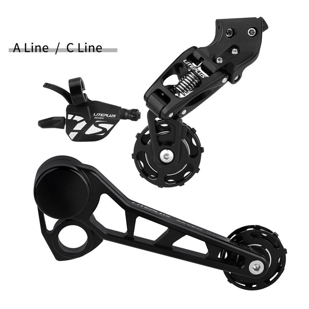 Litepro Liteplus For Bromp Folding Bike External 7S Transmission Aluminum Alloy P/C Line Upgrade Rear Derailleurs Tensioner