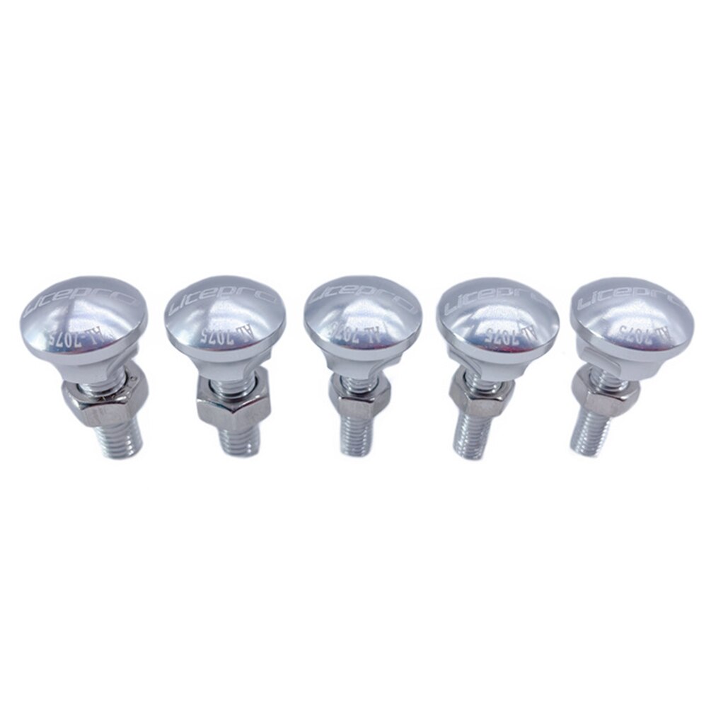 Litepro For Birdy 2 3 Bicycle Front Wheel Fixing Screw Aluminum Alloy  Folding Bike Rear Fork Fixing Bolts 5Pcs