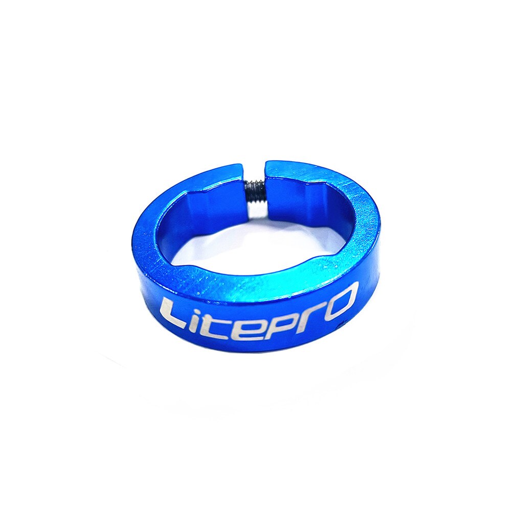Litepro Double-Sided Lock Ring for 22.2mm Handlebars – Aluminum Alloy, 8mm Height (9.3g) – Multiple Colors