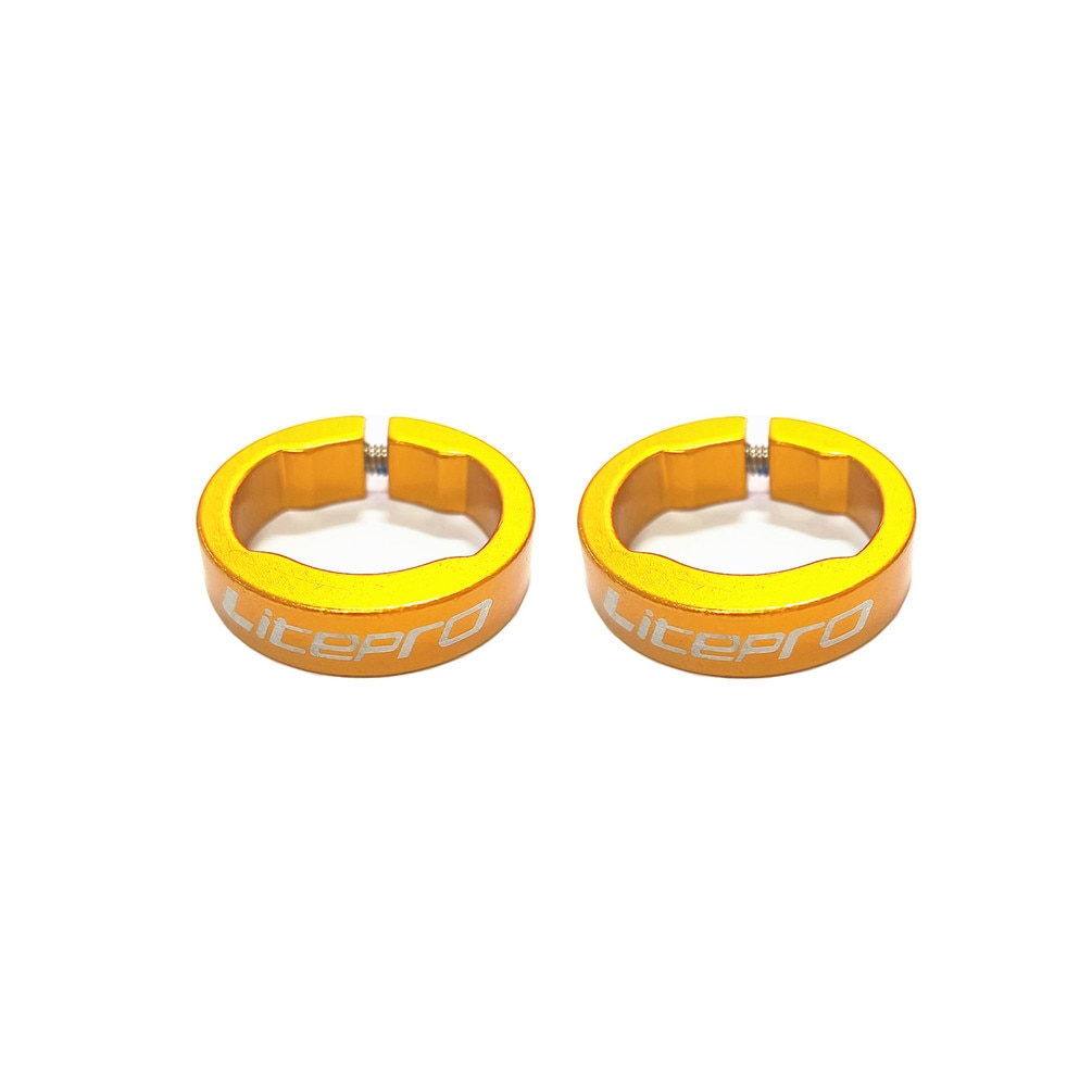 Litepro Double-Sided Lock Ring for 22.2mm Handlebars – Aluminum Alloy, 8mm Height (9.3g) – Multiple Colors