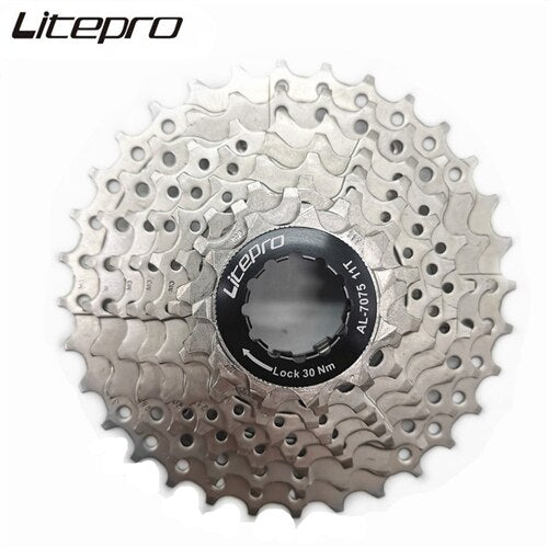 Litepro MTB Folding Bicycle 8 Speed 11-32T Cassette Flywheel