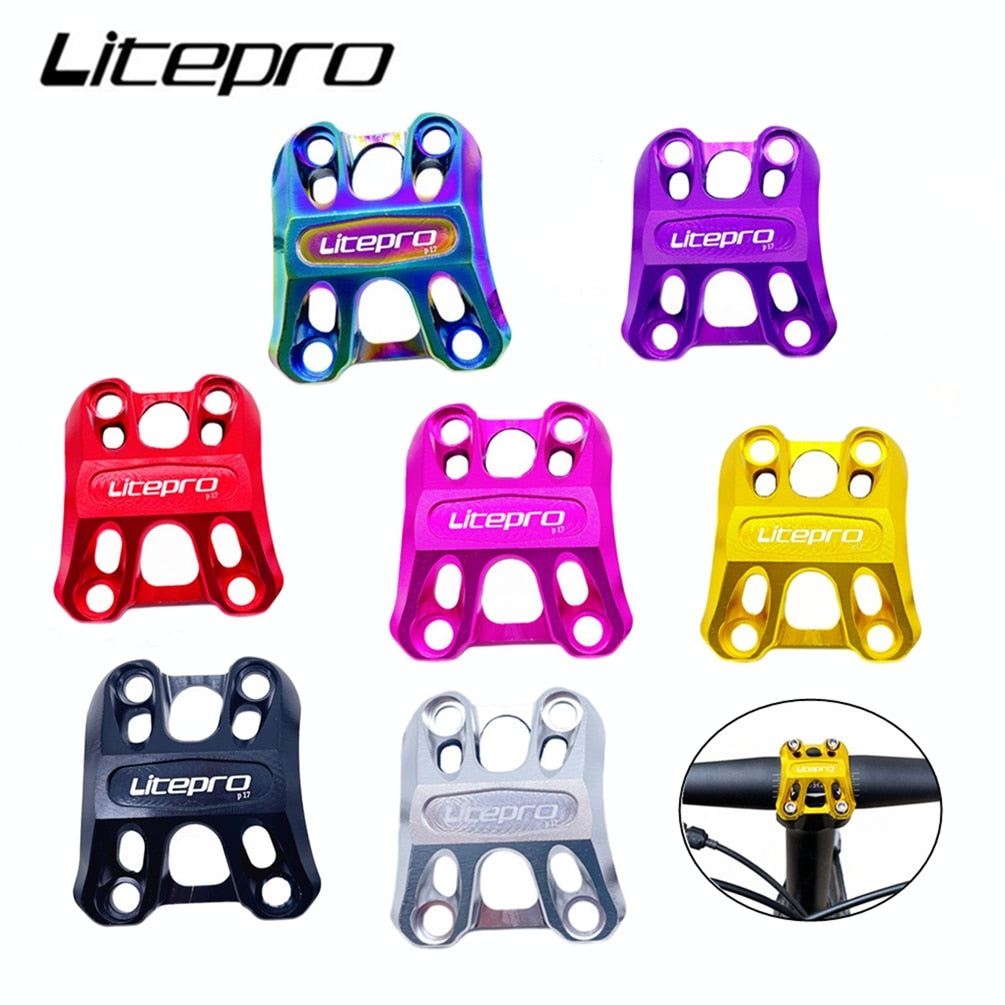 Litepro P17 Aluminum Alloy Stem for Birdy Bikes – Titanium Screws, 17g/26g, 6 Colors Options