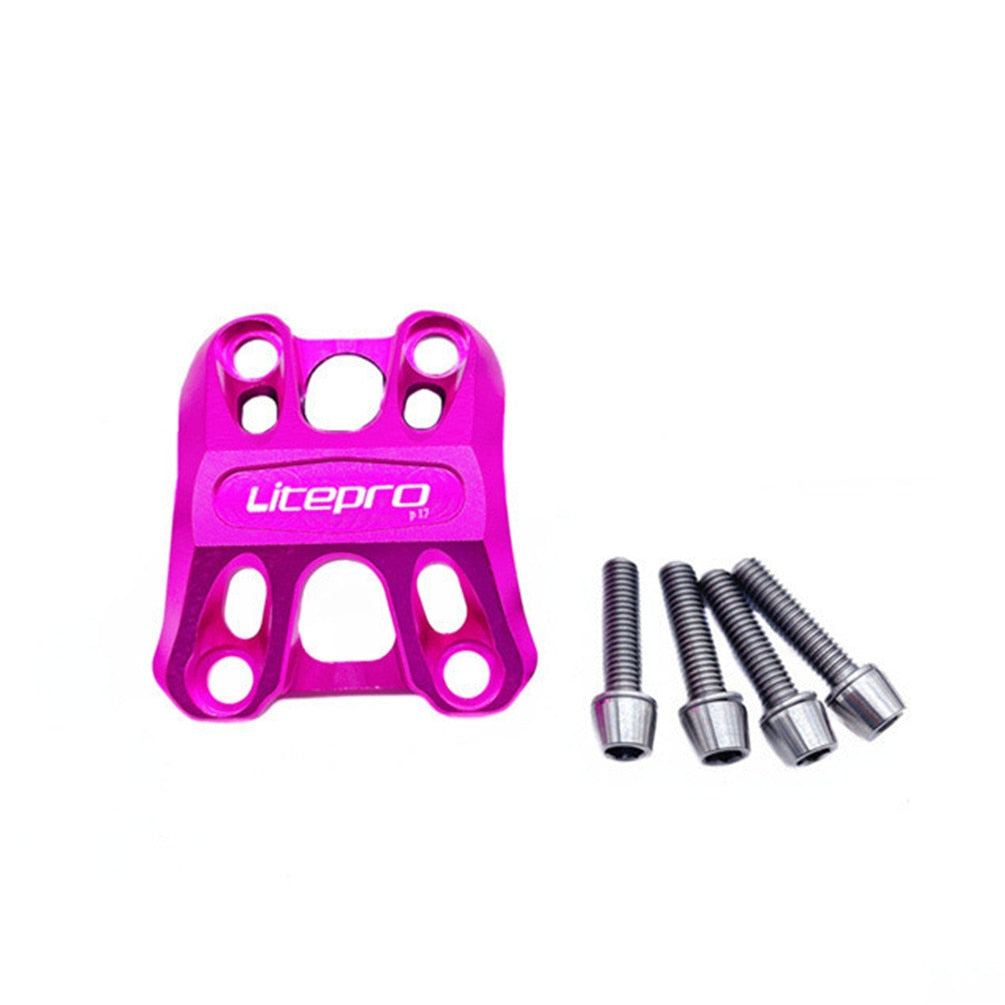 Litepro P17 Aluminum Alloy Stem for Birdy Bikes – Titanium Screws, 17g/26g, 6 Colors Options