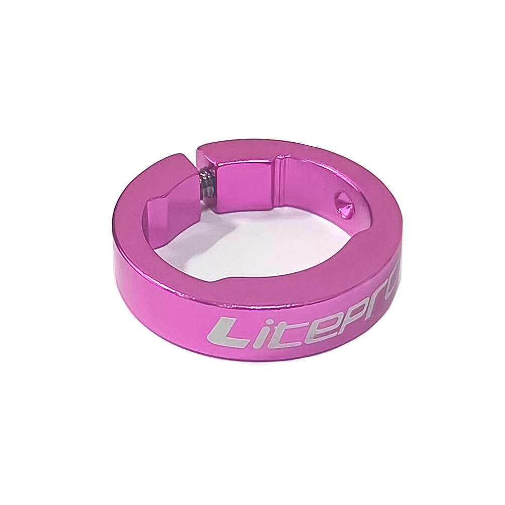 Litepro Double-Sided Lock Ring for 22.2mm Handlebars – Aluminum Alloy, 8mm Height (9.3g) – Multiple Colors