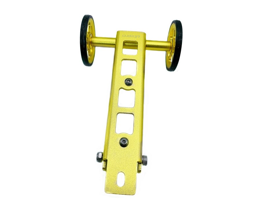 Litepro Elite Folding Bike Rolling Wheel Rack Alloy Thick Wheel Thin Wheel Bottle Cage Pushing Mount For birdy 1/2/3