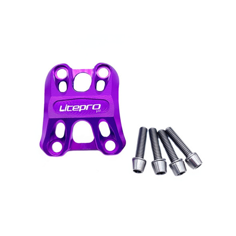 Litepro P17 Aluminum Alloy Stem for Birdy Bikes – Titanium Screws, 17g/26g, 6 Colors Options