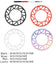Litepro-Litepro130 BCD Hollow Single Speed Chainring