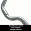 Litepro Custom Titanium M-Handlebar for Brompton & Dahon Folding Bikes – GR9 Ti3Al2.5V, 50-160mm Rise, 535-600mm Width, Multiple Heights & Finishes