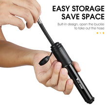 Mini Bike Pump - 100PSI, Aluminum Alloy, Fits Schrader/Presta Valves for MTB/Road Bikes