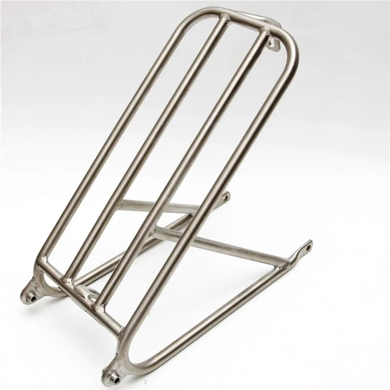 Titanium alloy folding bike standard Ti rack rear rack for trifold bik ...