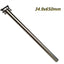 CNC Titanium Seat Post Fit Brompton Bike Accessories Folding Bicycle Seats 31.8 34.9 600/650/550/520mm Ti Cycling Part