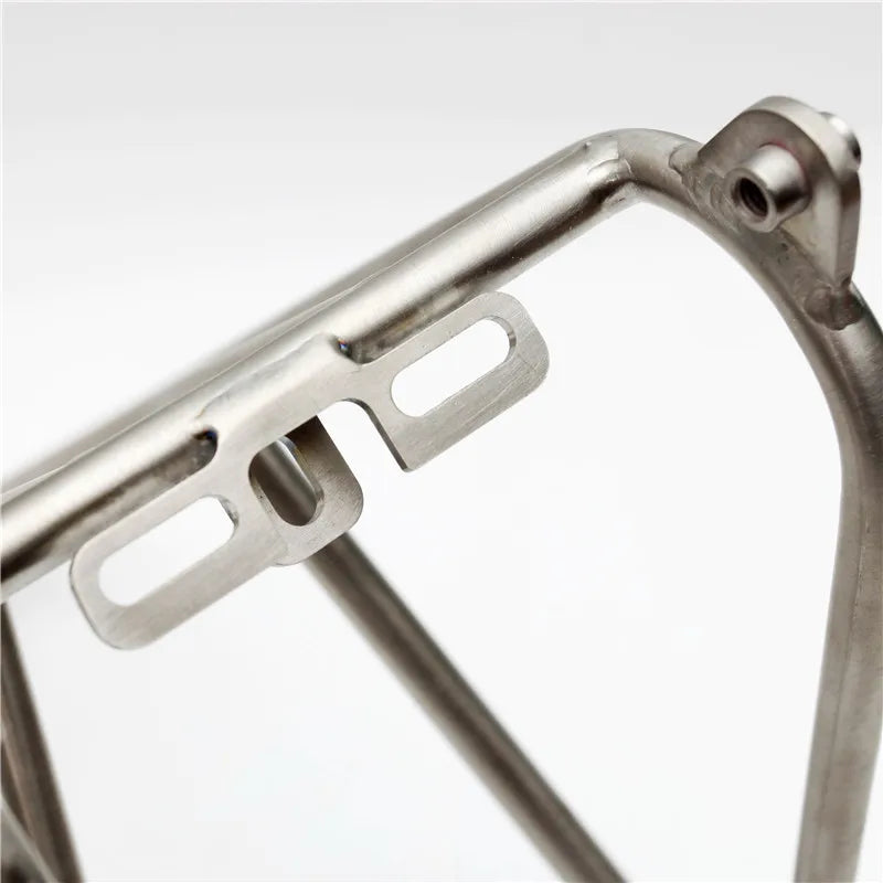 Titanium alloy folding bike standard Ti rack rear rack for trifold bik ...