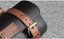 Bicycle bag handmade leather rainproof riding bag handlebar saddle bag fit brompton road bike MTB PU leather tool bag