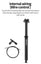 Litepro MTB Dropper Seatpost 27.2/30.9/31.6mm Telescopic Seat Post Wire Control Adjustable Bicycle Seat Tube Cycling Accessories