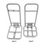 Titanium Alloy Pig-Nose Front Rack – Quick Release Front Cargo Rack for Brompton / Dahon Folding Bikes, 25kg Load, Only 241g, Rust-Proof Upgrade