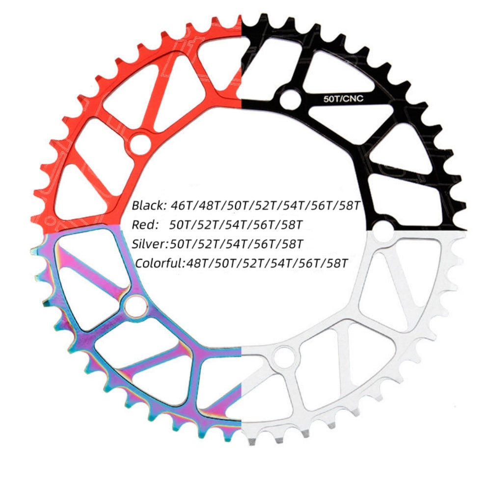 Chainring Colours Litepro Single Speed Narrow-Wide Chainring for Bikes - 48/50/52/54/56 ...