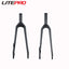 Litepro 20/22Inch 406/451 Carbon Fiber Disc Brake Front Fork