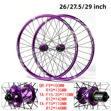 PASAK HB10/MH31 Downhill MTB Wheelset- 26/27.5/29 Inch, HG/MS/XD Freehubs, QR/Thru-Axle Options, 32H, 7075 Alloy
