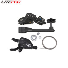 Litepro For Bromp Bike Aluminum Alloy Rear Derailleurs Transmission Modified 5 External 7Speed Chain Tensioner DIP Shifter