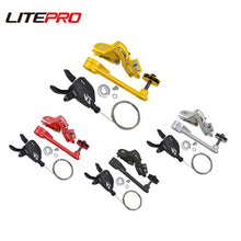 Litepro For Bromp Bike Aluminum Alloy Rear Derailleurs Transmission Modified 5 External 7Speed Chain Tensioner DIP Shifter
