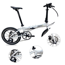 Litepro 20Inch Folding Bike Aluminum Alloy Frame External 10Speed Disc Brake Bicycle Ultralight Portable Vehicl
