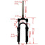 PASAK P70 20/24 Inch Mountain Bike Suspension Fork – Oil Damped, Adjustable Rebound, Mechanical Lockout, Disc Brake Compatible, Folding Bike Fork