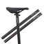 Litepro Carbon Fiber Seatpost for Folding Bikes - 31.8mm/33.9mm x 580mm, 310g/282g, Dual-Bolt Clamp, Gloss/Matte Black
